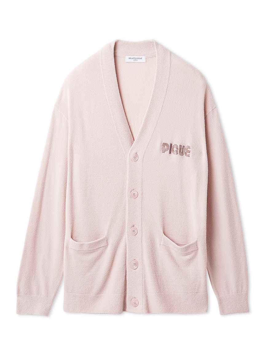 GELATO PIQUE HOMME「【HOMME】スムーズィーliteラインロゴカーディガン」|カーディガン|
