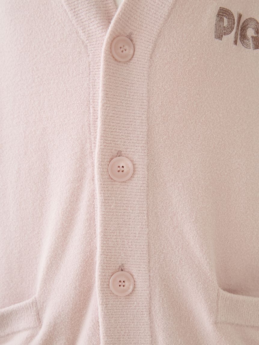 GELATO PIQUE HOMME「【HOMME】スムーズィーliteラインロゴカーディガン」|カーディガン|