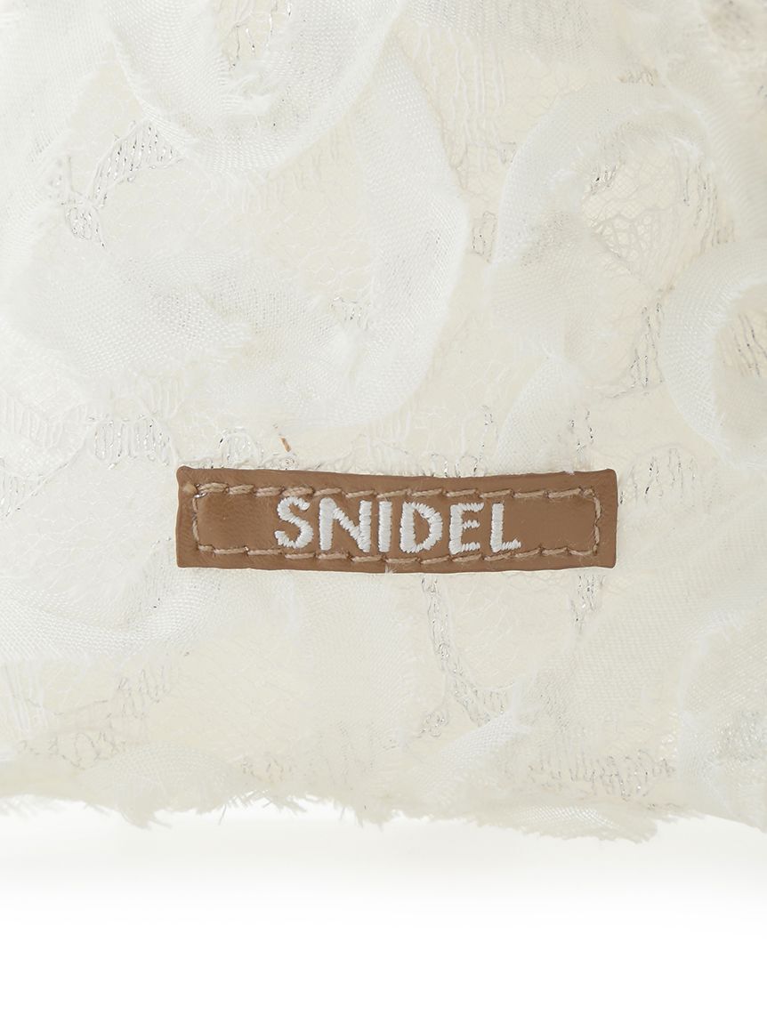 SNIDEL「ドロストリングミニバッグチャーム」|キーケース|