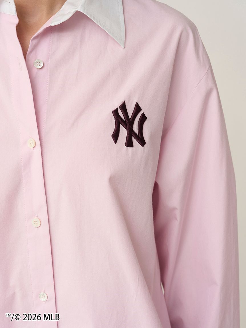 SNIDEL「【MLB】Sustainableワンポイントシャツ」|シャツ・ブラウス|