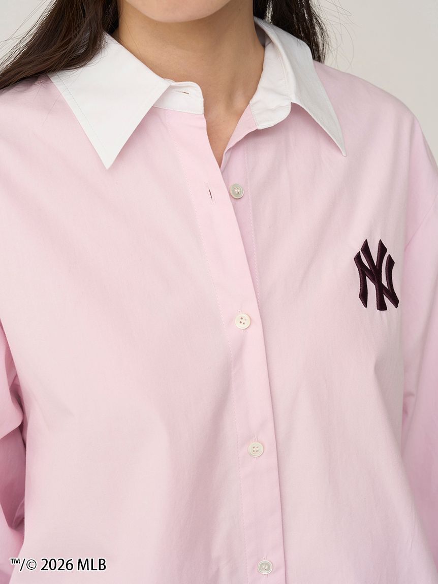 SNIDEL「【MLB】Sustainableワンポイントシャツ」|シャツ・ブラウス|