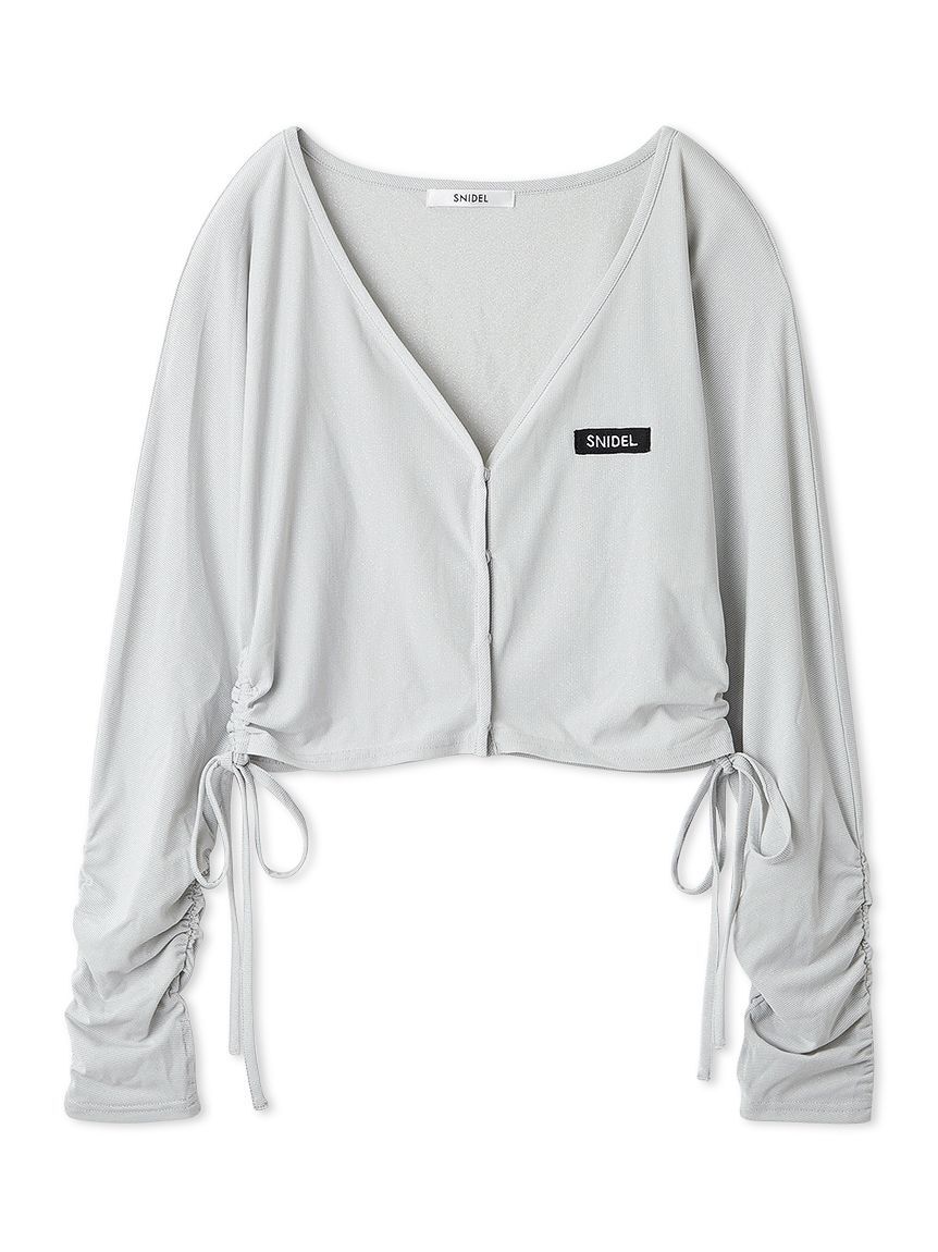 SNIDEL「【WEB限定/LUMISHADE】UVボレロカーディガン」|カーディガン|