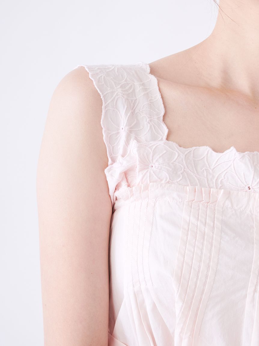 SNIDEL「エンブロイダリートップス」|シャツ・ブラウス|