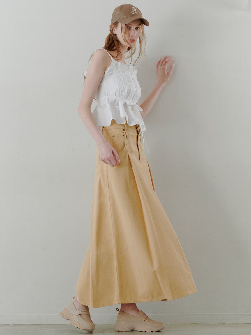 SNIDEL「エンブロイダリートップス」|シャツ・ブラウス|