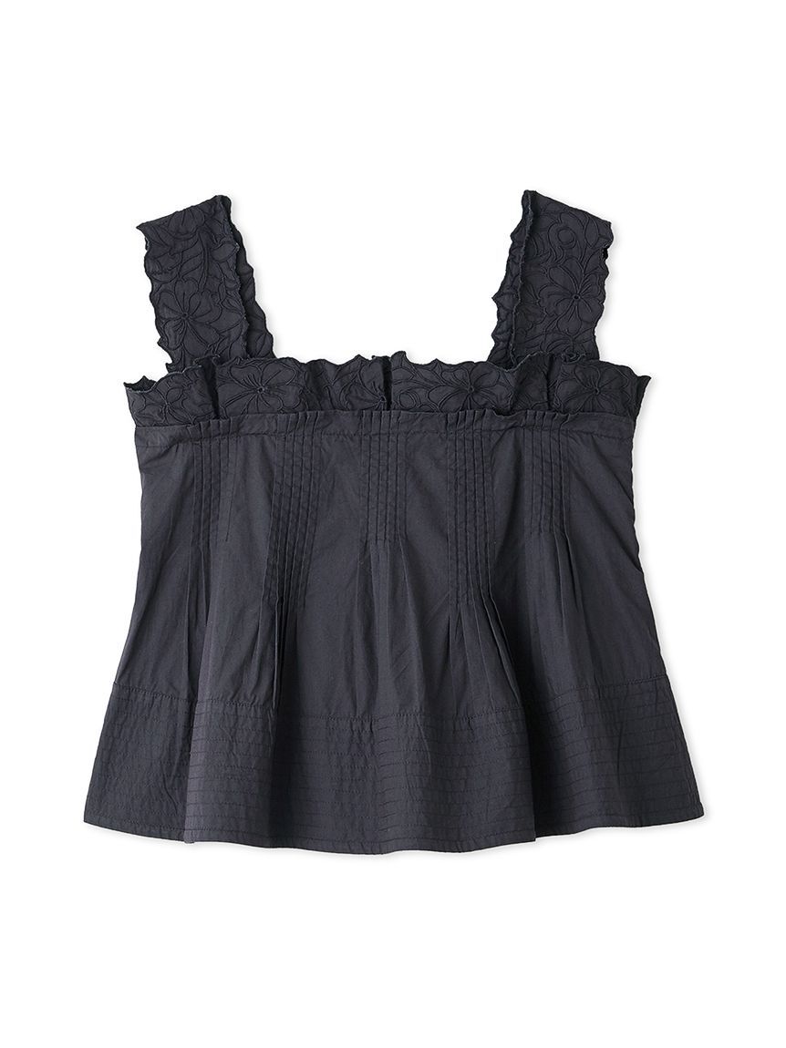 SNIDEL「エンブロイダリートップス」|シャツ・ブラウス|NVY