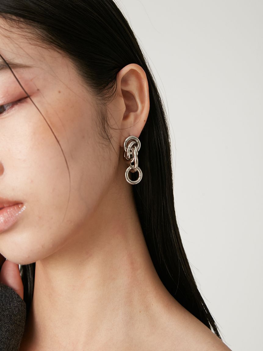 FRAY I.D「重ねリングピアス」|ピアス|