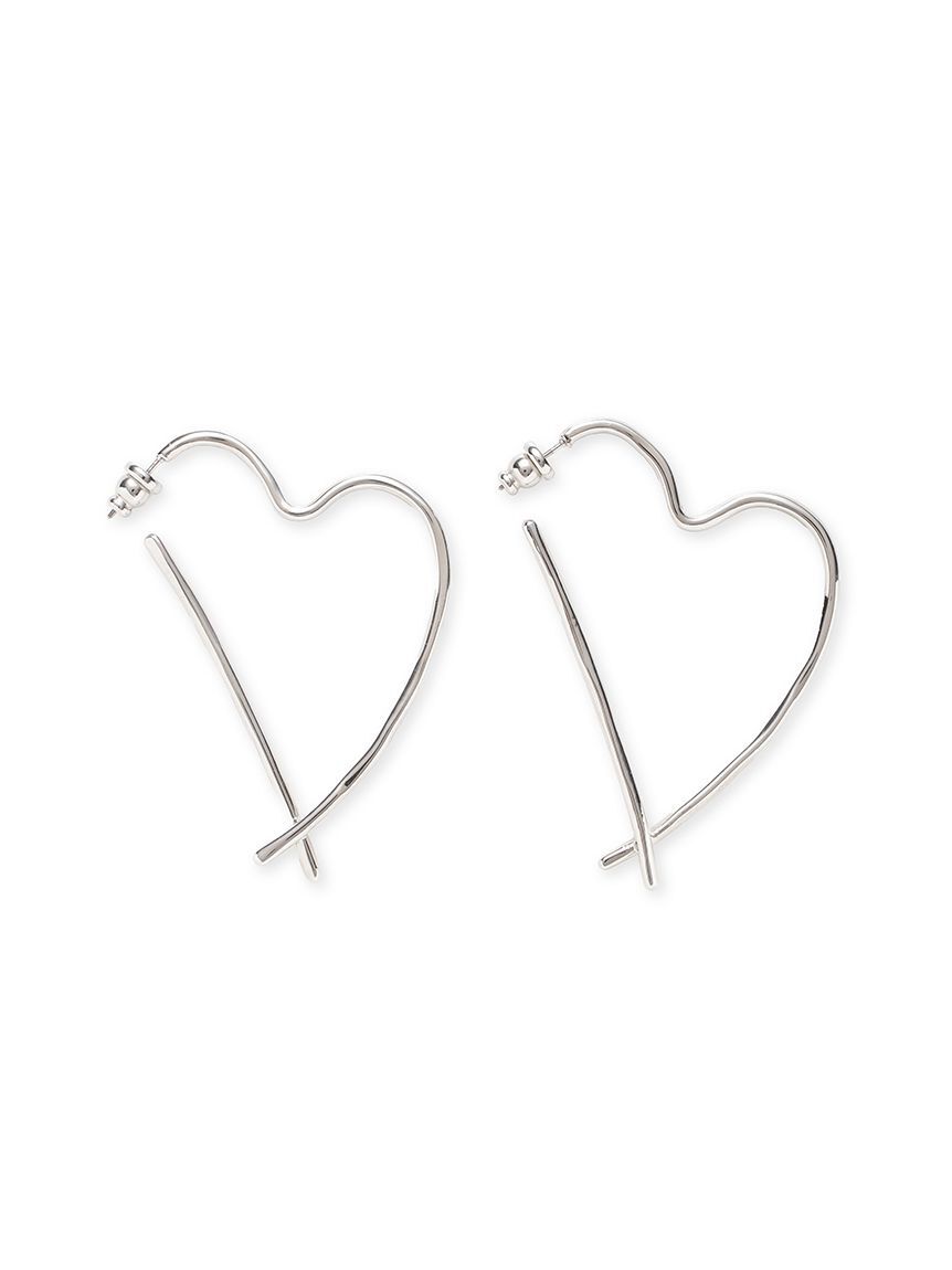 FRAY I.D「オープンハートモチーフピアス」|ピアス|