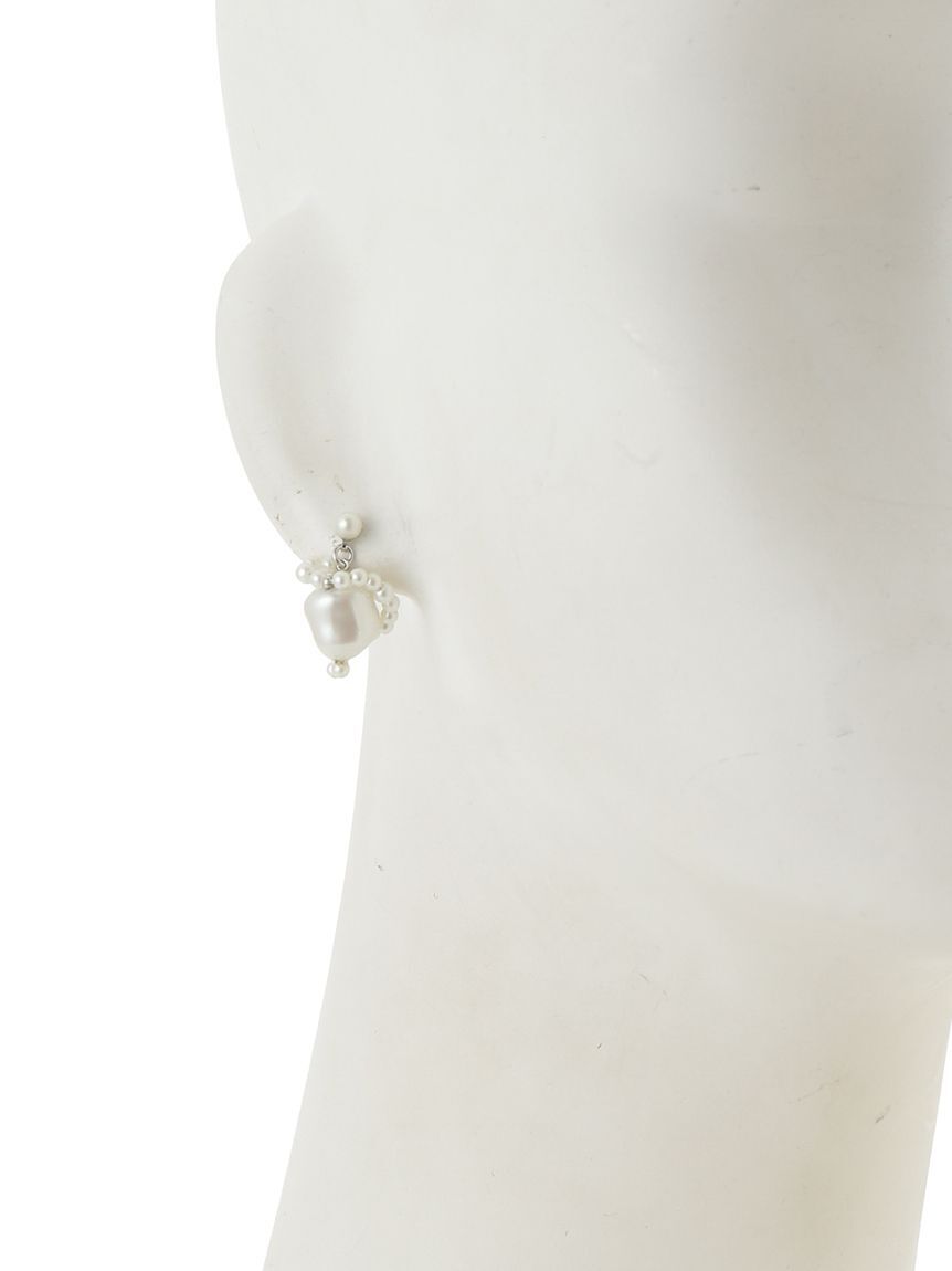 FRAY I.D「ラスターパールドロップピアス」|ピアス|