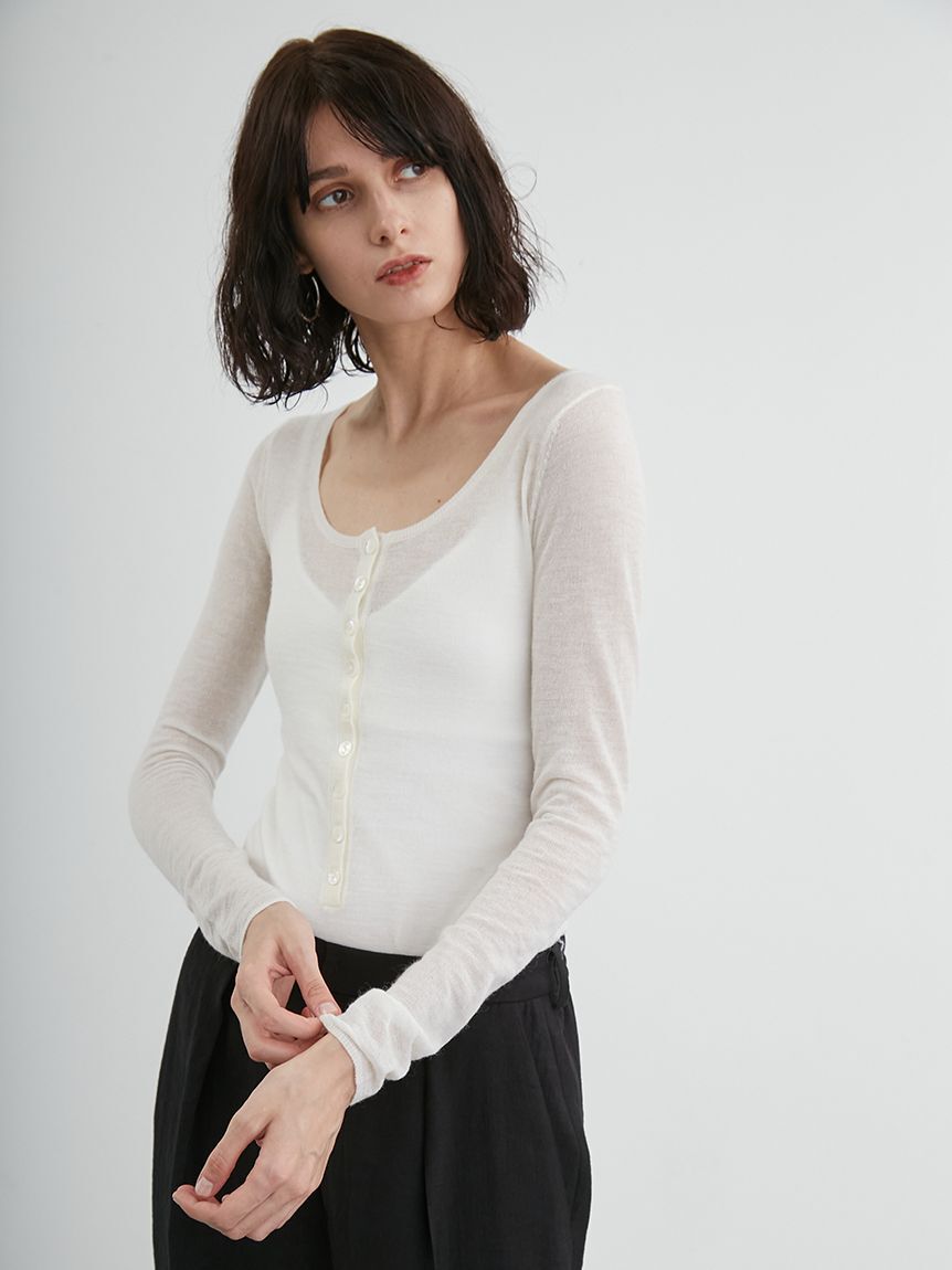 styling/「ヘンリーネックニットボディースーツ」|Tシャツ・カットソー|