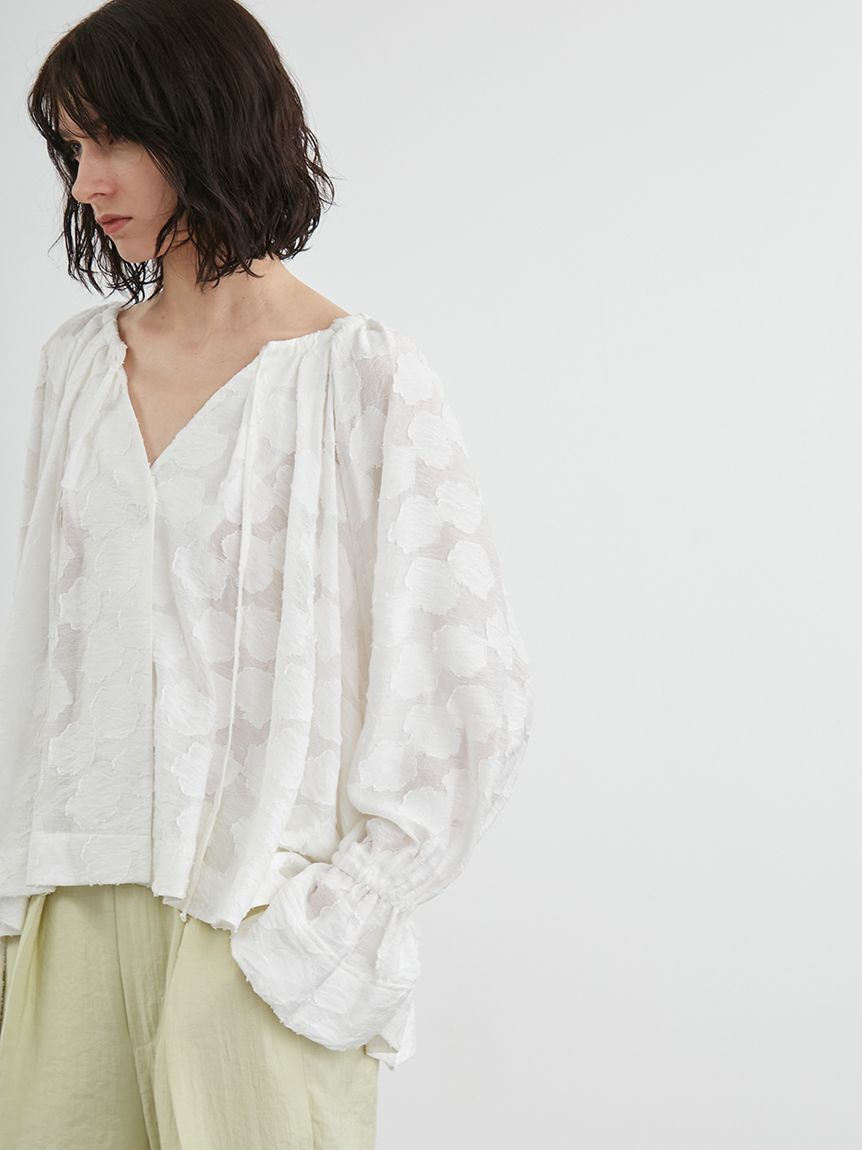 styling/「カットジャガード2WAYブラウス」|シャツ・ブラウス|