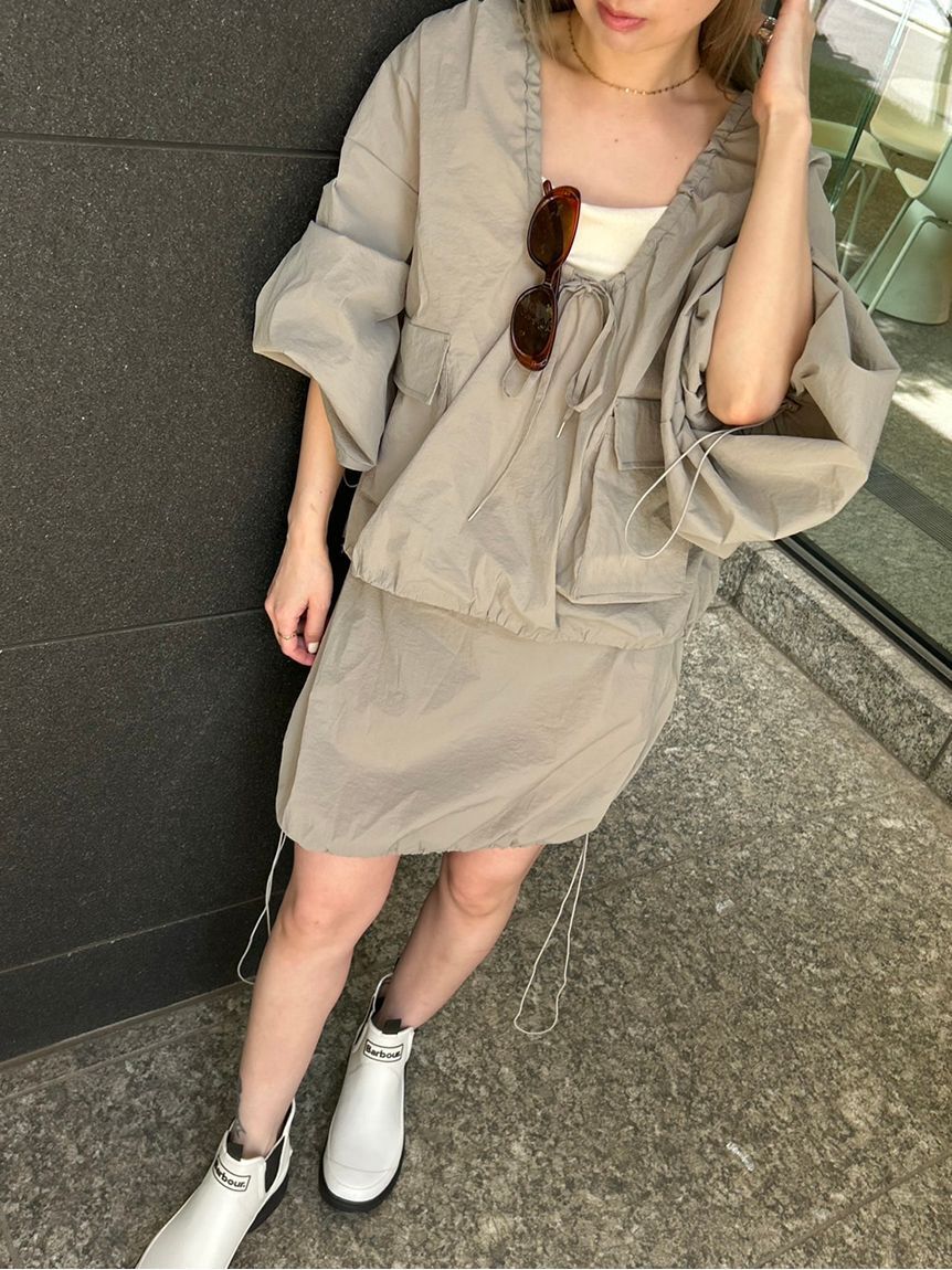 styling/「【S/S(エスバイエス)】＜ウォッシャブル・撥水＞ベアトップ」|チューブトップ|