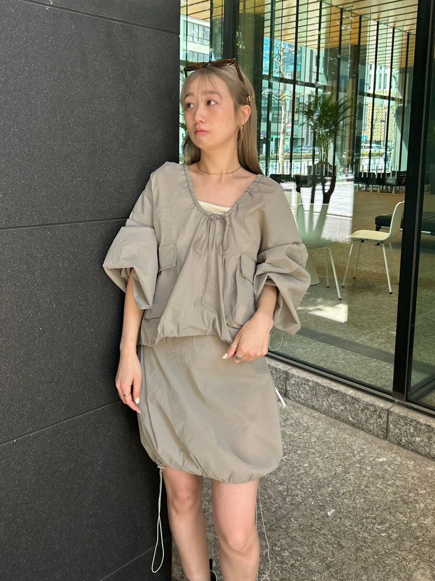 styling/「【S/S(エスバイエス)】＜ウォッシャブル・撥水＞ベアトップ」|チューブトップ|