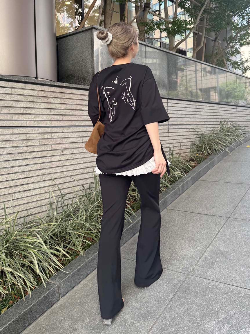 styling/「【styling/&times;KEITA MARUYAMA】バックプリントＴシャツ」|Tシャツ・カットソー|BLK