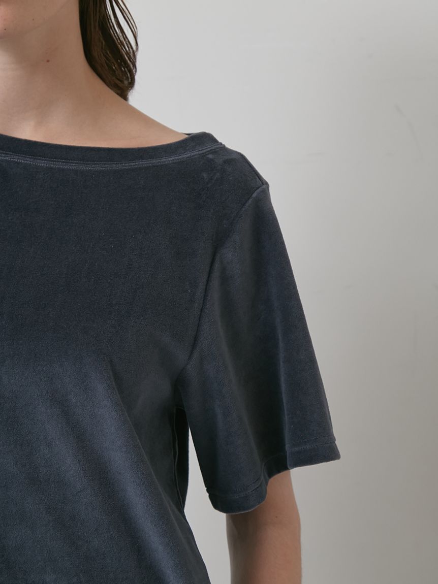 styling/「【WEB限定カラーあり】【セットアップ対応】アシンメトリーベロアトップス」|Tシャツ・カットソー|