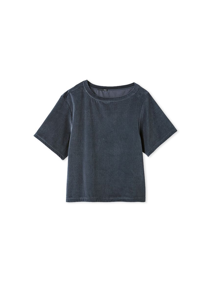 styling/「【WEB限定カラーあり】【セットアップ対応】アシンメトリーベロアトップス」|Tシャツ・カットソー|
