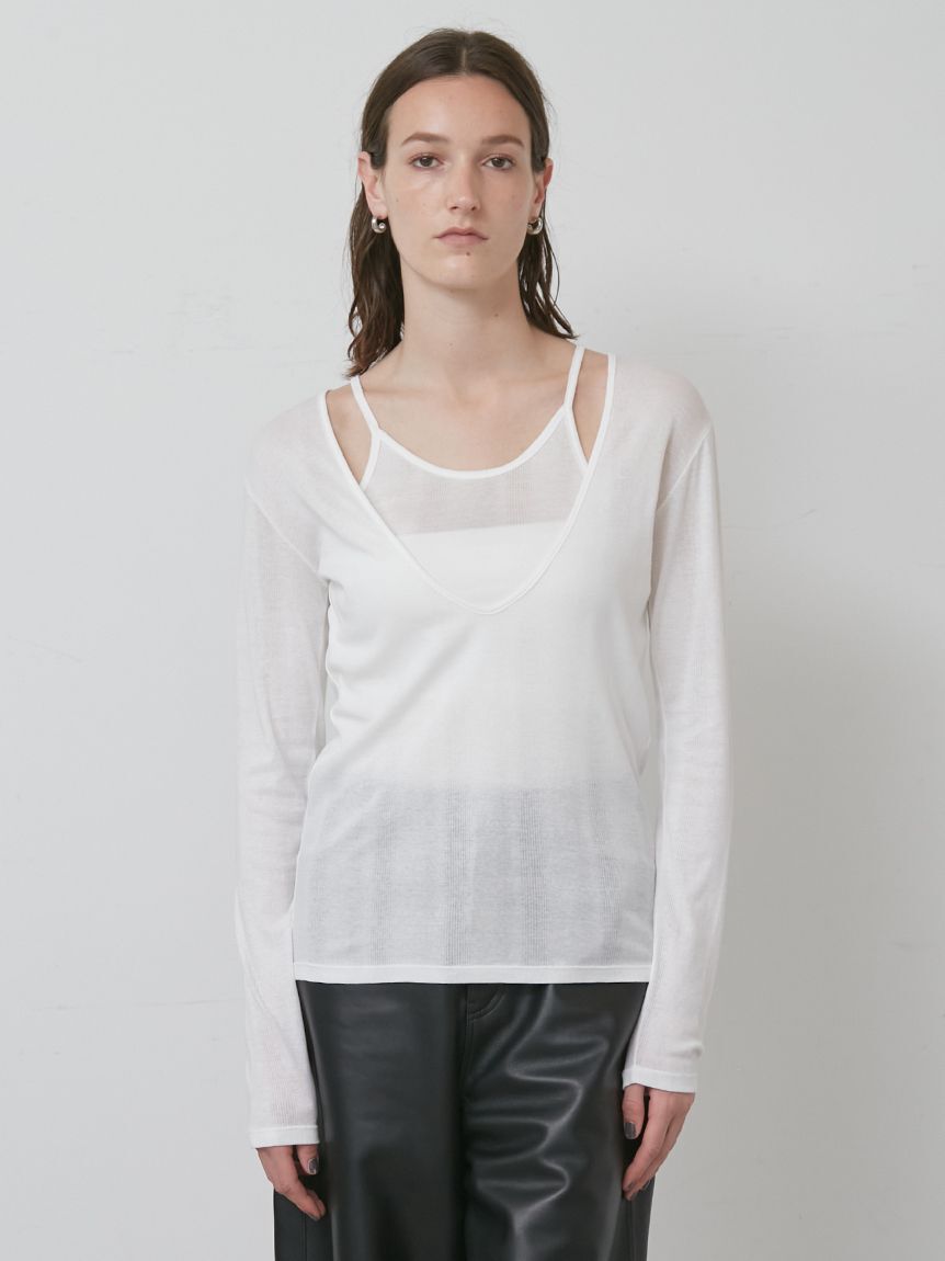 styling/「【MILLER&times;styling/】レイヤード2WAYトップ」|Tシャツ・カットソー|