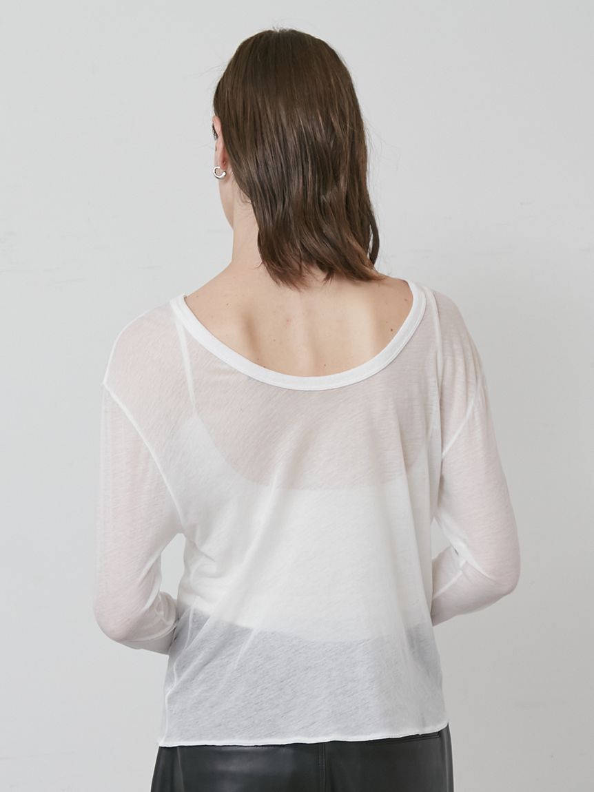 styling/「Ｕネック2WAYカットトップス」|Tシャツ・カットソー|