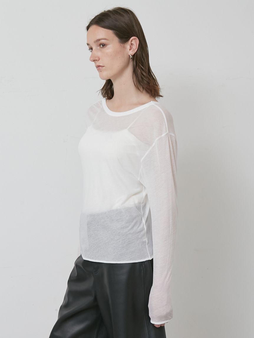 styling/「Ｕネック2WAYカットトップス」|Tシャツ・カットソー|