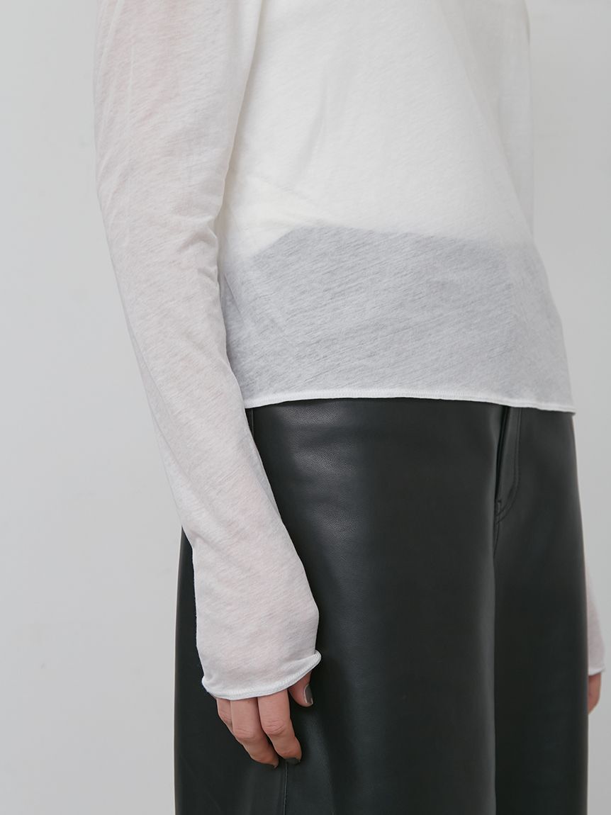 styling/「Ｕネック2WAYカットトップス」|Tシャツ・カットソー|