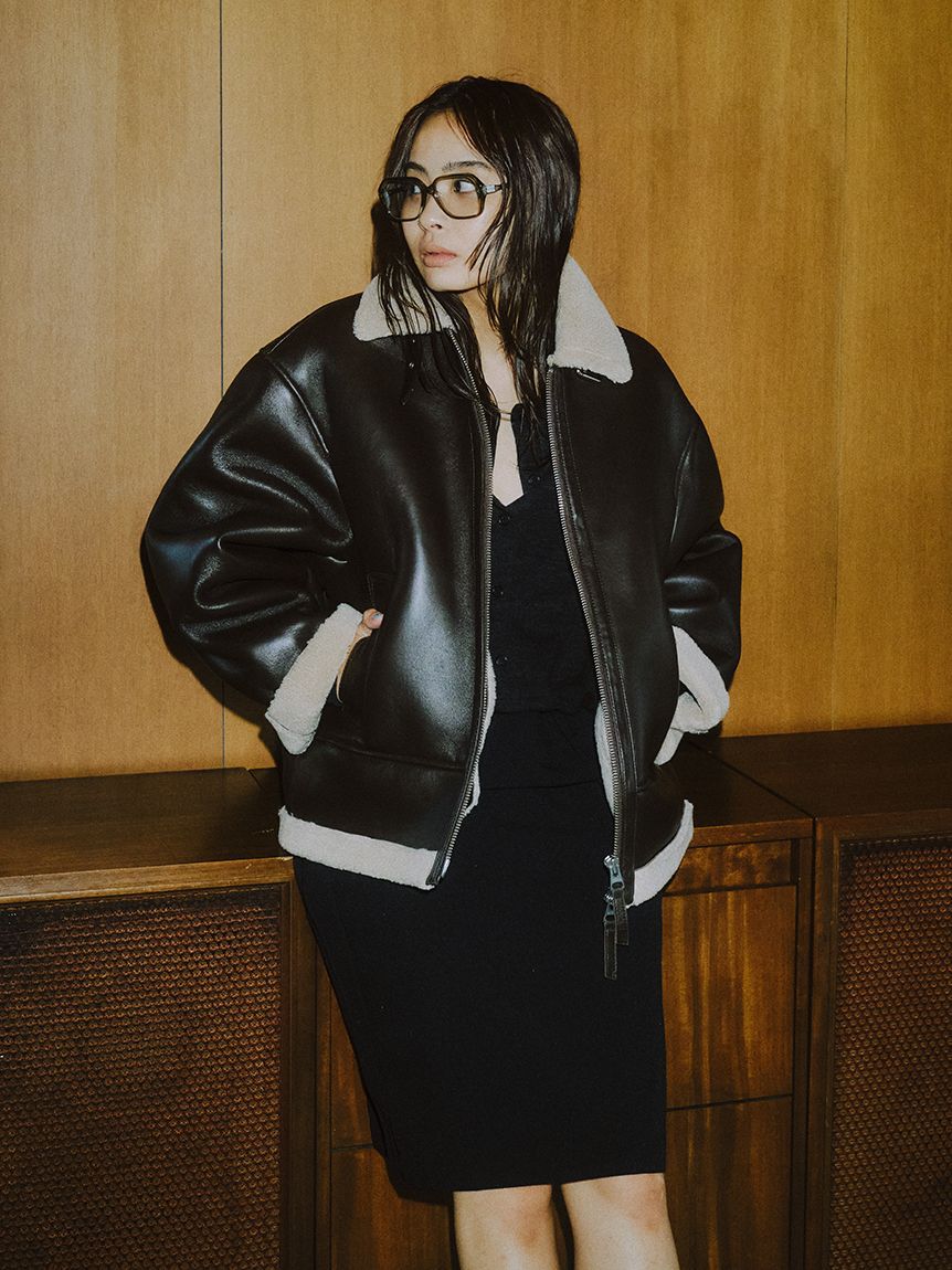 styling/「ラグランスリーブオーバーポロシャツ」|ポロシャツ|