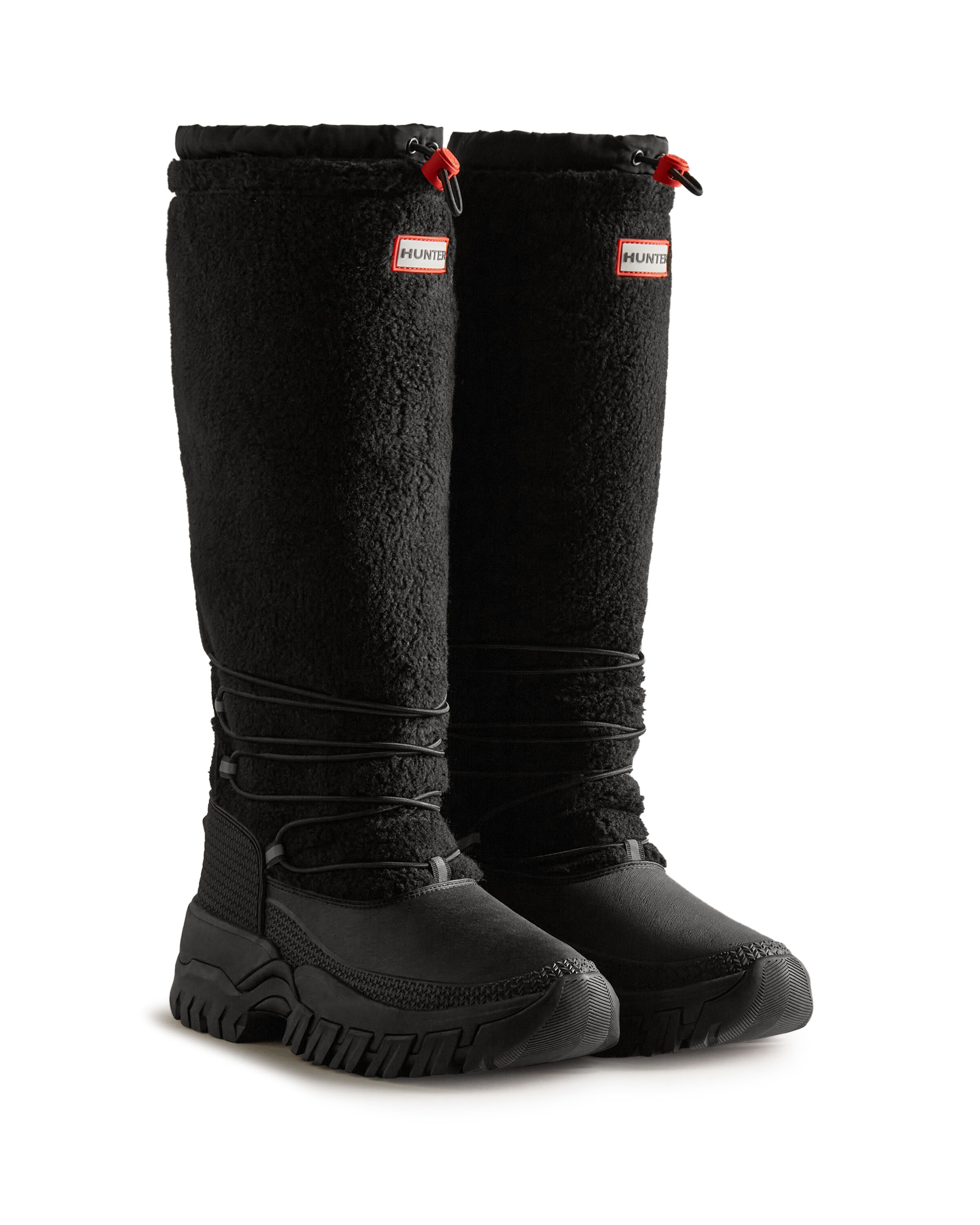 HUNTER「WOMENS WANDERER TALL SHERPA SNOW BOOT」|ロングブーツ|