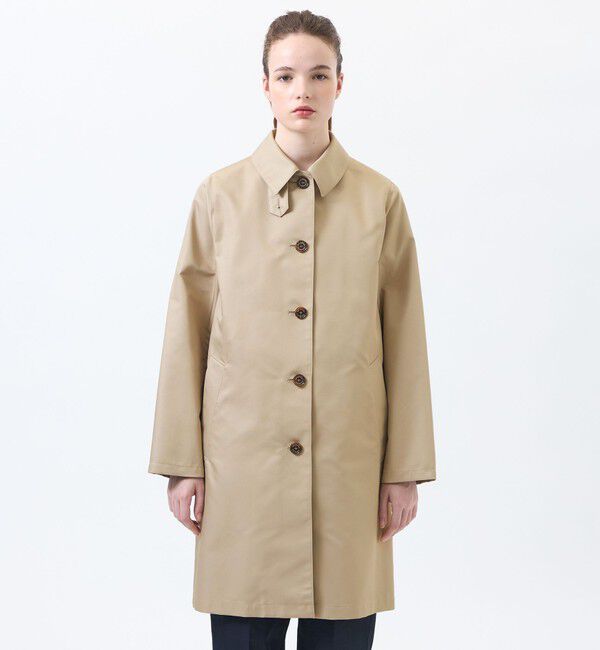 MACKINTOSH PHILOSOPHY「【WEB&一部店舗限定】インバーテッドステンカラーコート ダブルクロス製」|ステンカラーコート|