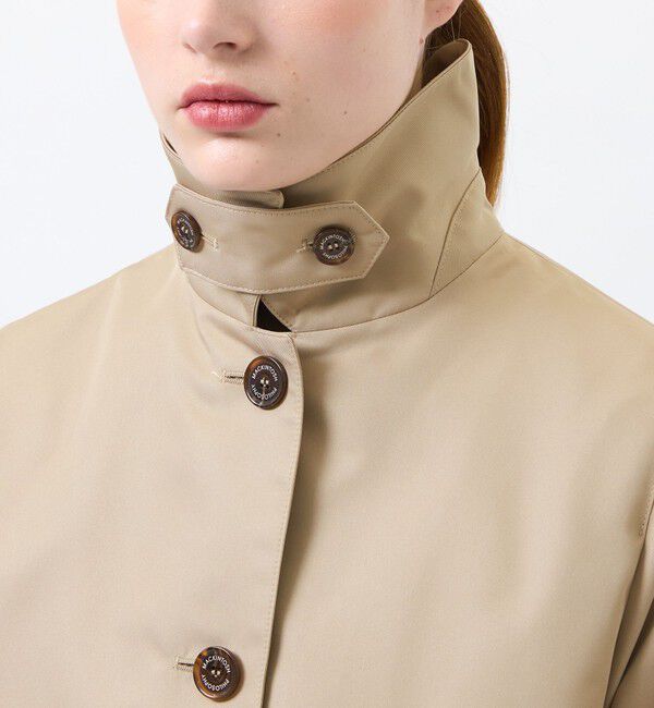 MACKINTOSH PHILOSOPHY「【WEB&一部店舗限定】インバーテッドステンカラーコート ダブルクロス製」|ステンカラーコート|