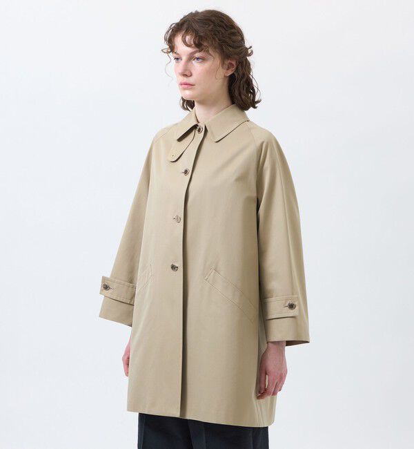 MACKINTOSH PHILOSOPHY「【WEB&一部店舗限定】【WELBURY(ウェルベリー)】シャンブレーギャバジン製」|ステンカラーコート|