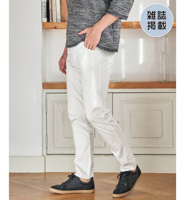 ikka「【雑誌MonoMax5月号掲載】接触冷感イージー5ポケット」|その他|オフホワイト