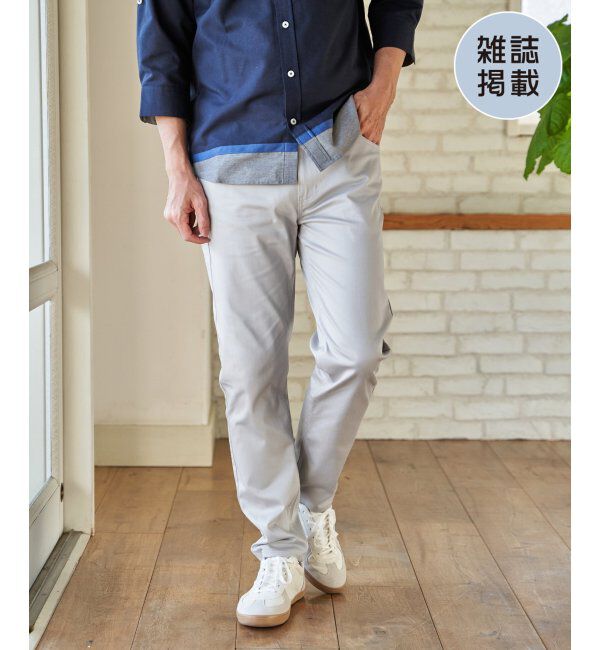 ikka「【雑誌MonoMax5月号掲載】接触冷感イージー5ポケット」|その他|グレー