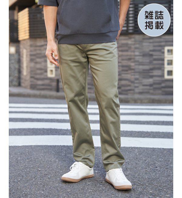 ikka「【雑誌MonoMax5月号掲載】接触冷感イージー5ポケット」|その他|オリーブ