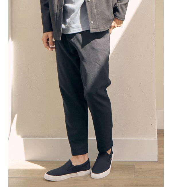 IKKA LOUNGE「LANATEC アムンゼンアンクルパンツ」|その他|ブラック