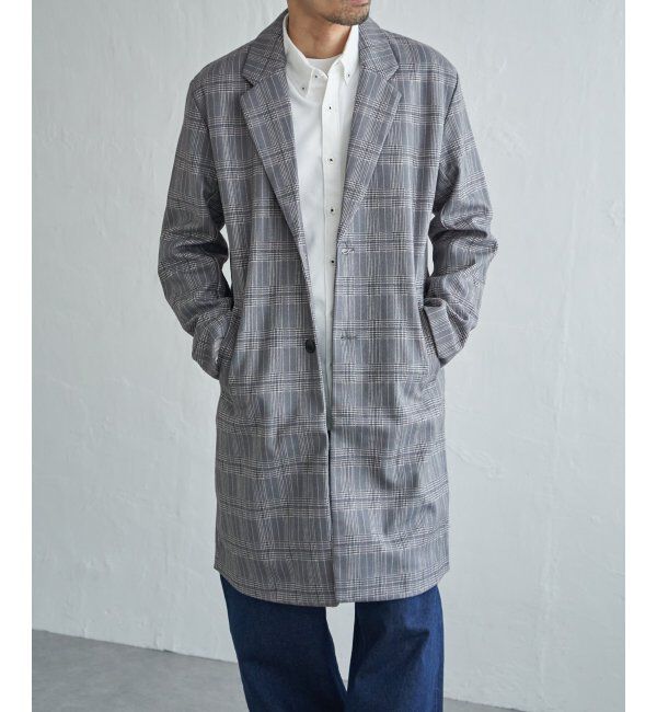 IKKA LOUNGE「【消臭】EASYSTRETCHチェスターコート」|トレンチコート|