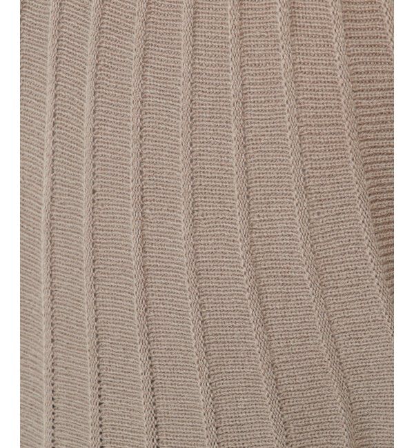 IKKA LOUNGE「フィット＆フレアニットプリーツワンピース」|その他|