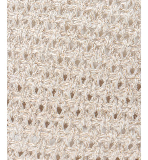 ikka「透かし柄編みキャップ」|その他|