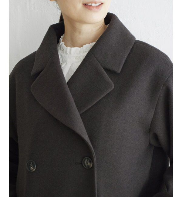 ikka「らく軽ストレッチメルトンチェスターコート」|その他|