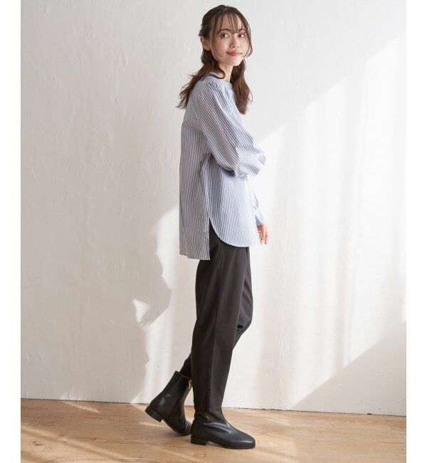 ikka「前後2WAYバンドカラーシャツ」|シャツ・ブラウス|