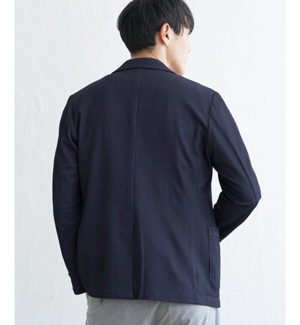 IKKA LOUNGE「GOKU楽ワーク サッカージャケット」|テーラードジャケット|