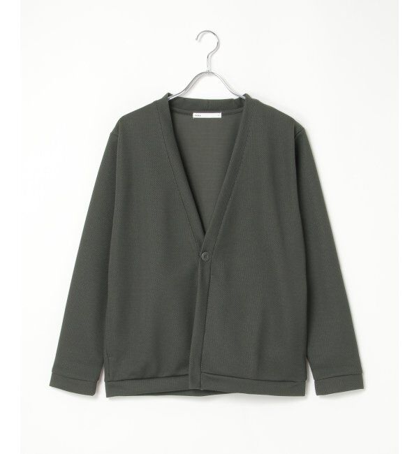 ikka「パイナップルワンボタンカーデ」|カーディガン|