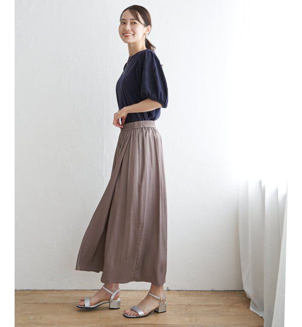 ikka「袖フクレ切替半袖プルオーバー」|その他|