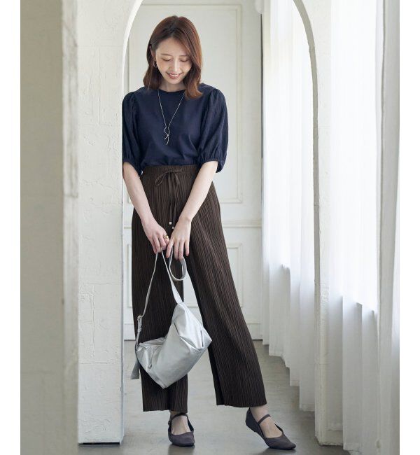 ikka「袖フクレ切替半袖プルオーバー」|その他|