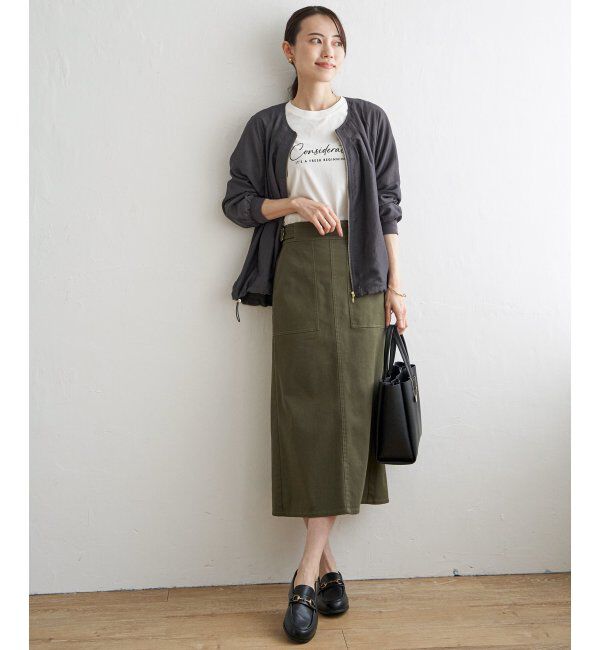 ikka「ライトブルゾン」|ブルゾン・スタジャン|