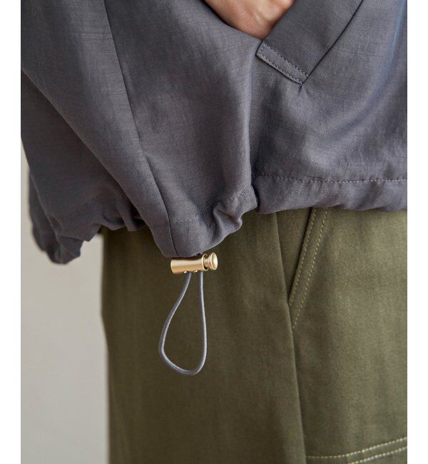 ikka「ライトブルゾン」|ブルゾン・スタジャン|