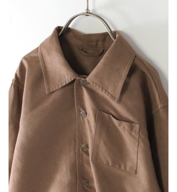 ikka kids「【親子おそろい】フェイクスエードシャウター」|シャツ・ブラウス|