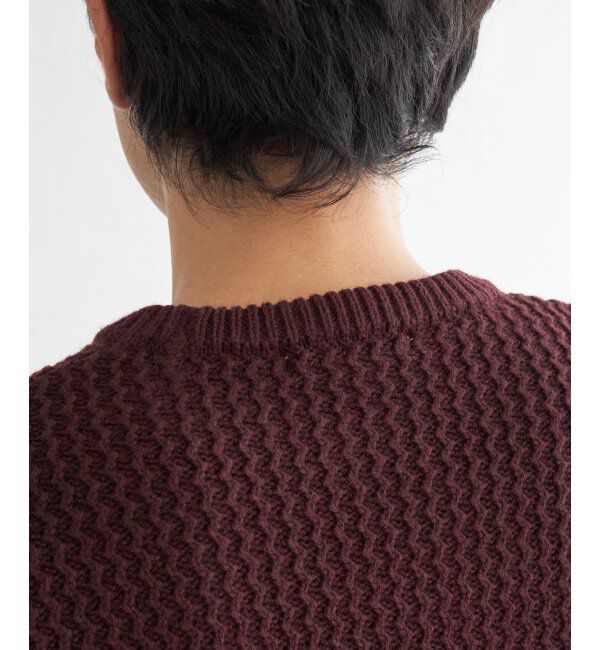 ikka「バイカラーグラデーションニット」|プルオーバー|