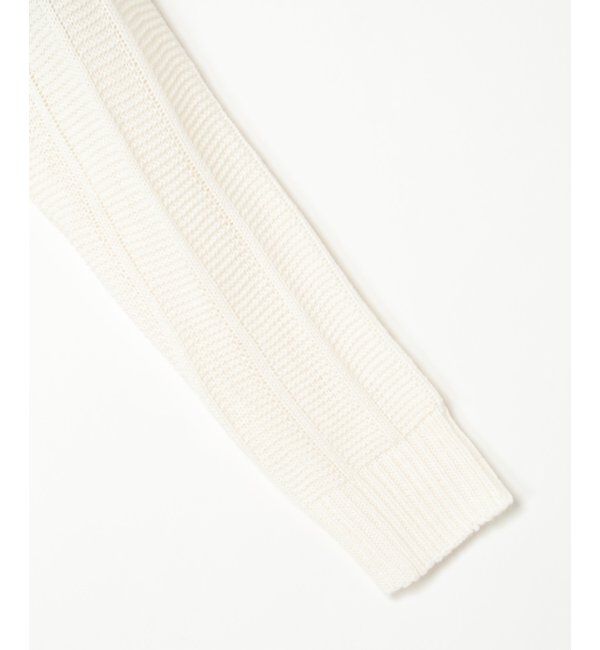 ikka「バイカラーグラデーションニット」|プルオーバー|