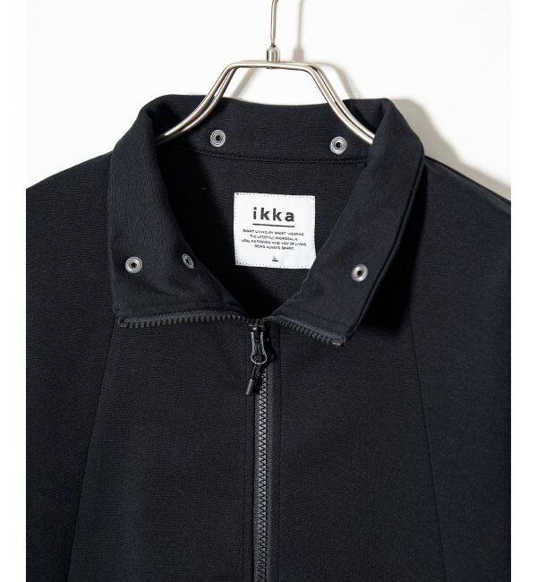 ikka「テックストレッチ2WAYジップパーカ」|カーディガン|