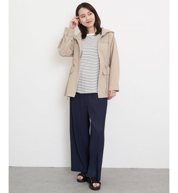 ikka「コットンUSA裾ラウンドロンT」|Tシャツ・カットソー|