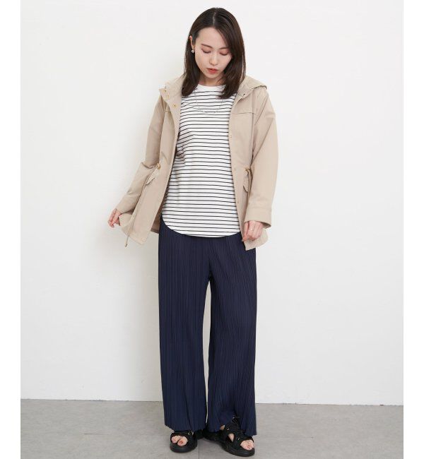 ikka「コットンUSA裾ラウンドロンT」|Tシャツ・カットソー|