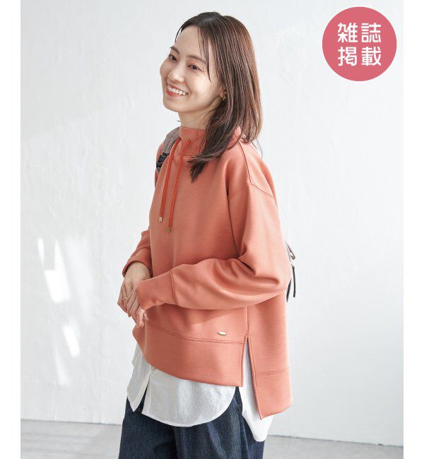 ikka「【雑誌InRed4月号掲載】GOKU楽ダンボールスピンドル」|パーカー|オレンジ